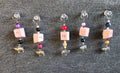 Set of Twister Charms