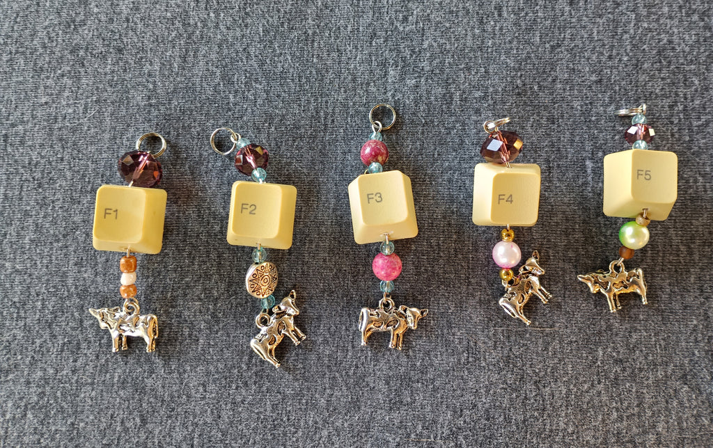 Set of Twister Charms