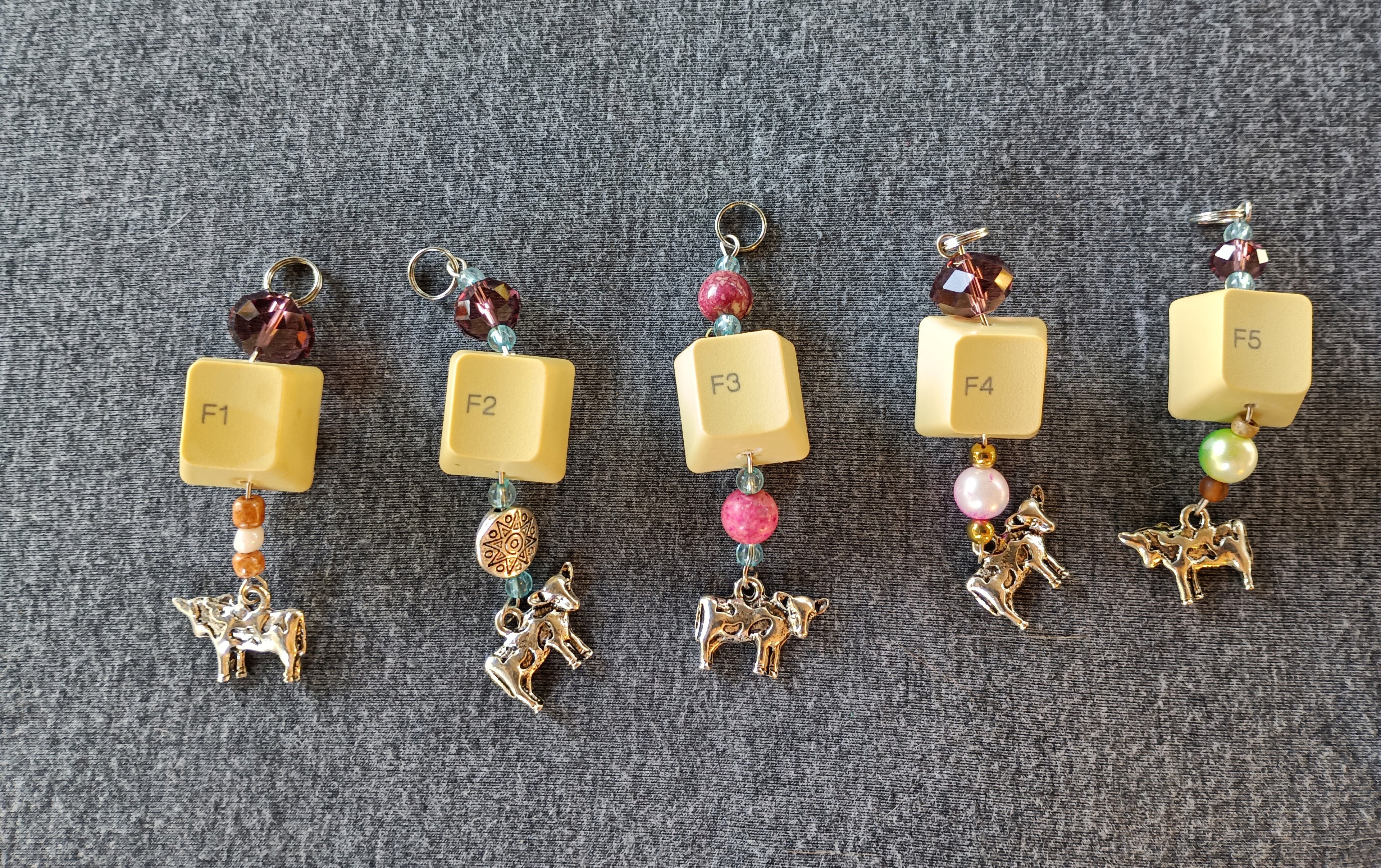Set of Twister Charms